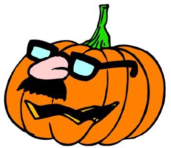 decorated pumpkin clipart